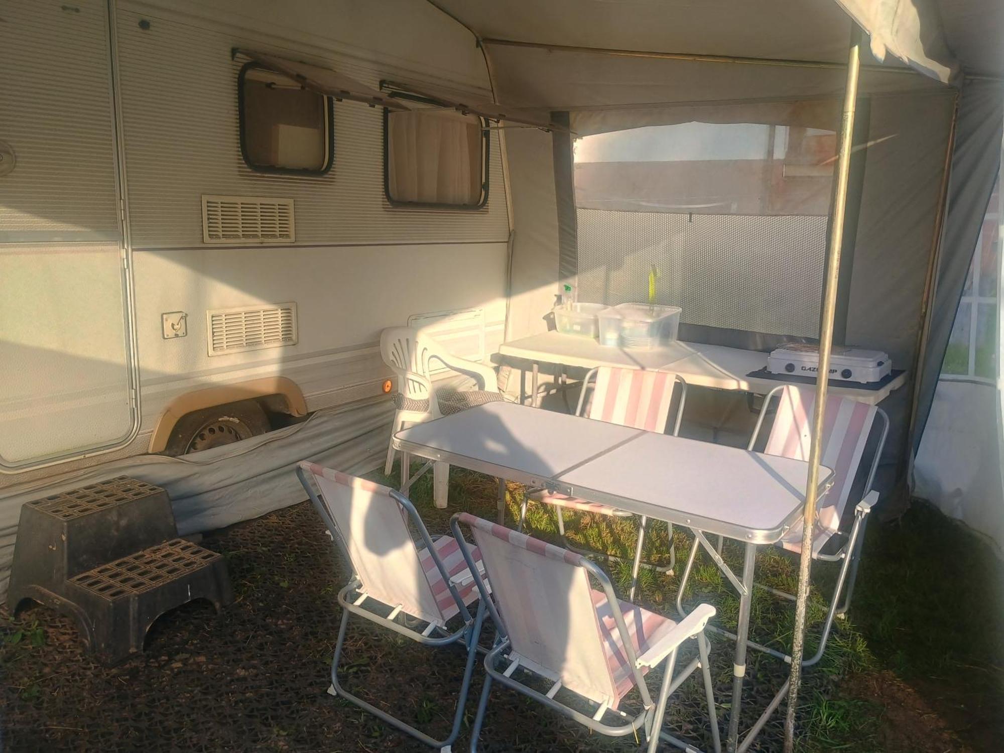 Wildcamp Resort Masseria La Murgia Unterkunft In Einem Wohnwagen Rimbach  Eksteriør bilde