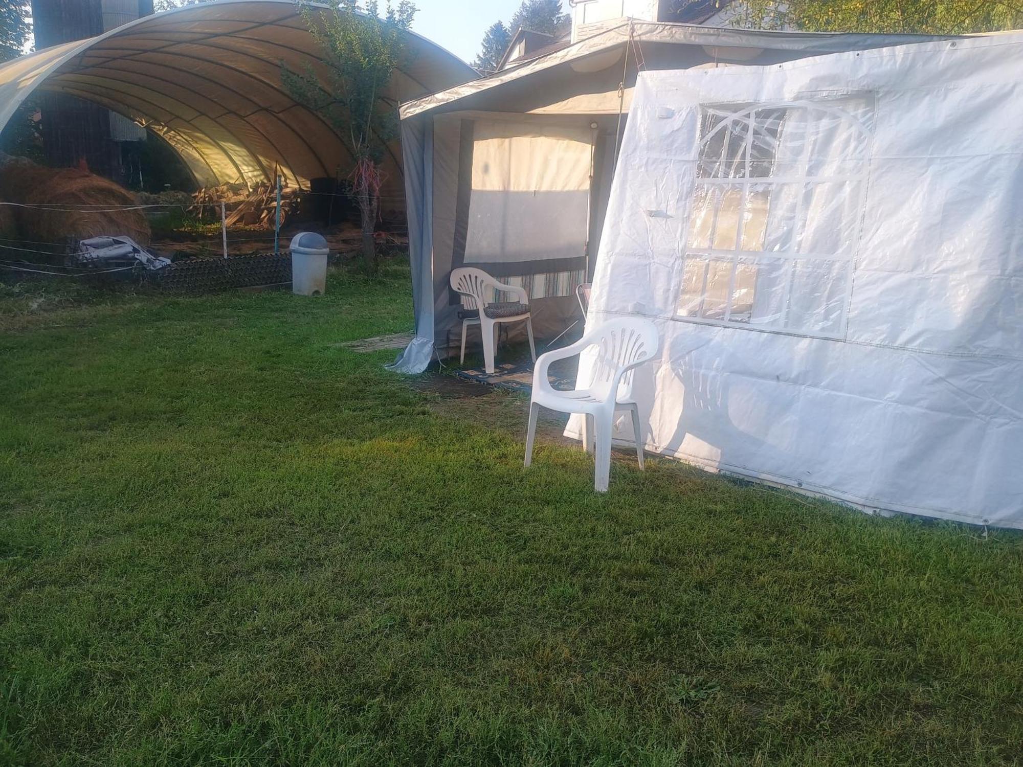 Wildcamp Resort Masseria La Murgia Unterkunft In Einem Wohnwagen Rimbach  Eksteriør bilde